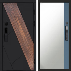 Входная дверь Termo-Door Смарт Нова - Зеркало Фацет Grey софт