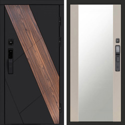 Входная дверь Termo-Door Смарт Нова - Зеркало Слоновая кость