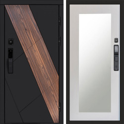 Входная дверь Termo-Door Смарт Нова - Зеркало Триумф лиственница