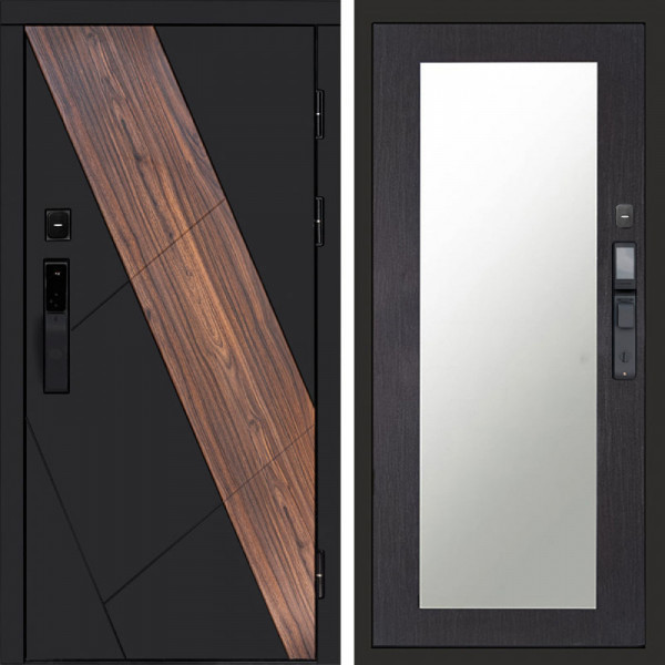 Входная дверь Termo-Door Смарт Нова - Зеркало Триумф венге