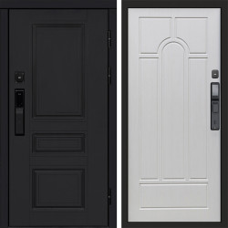 Входная дверь Termo-Door Смарт Орегон Black - Арка лиственница