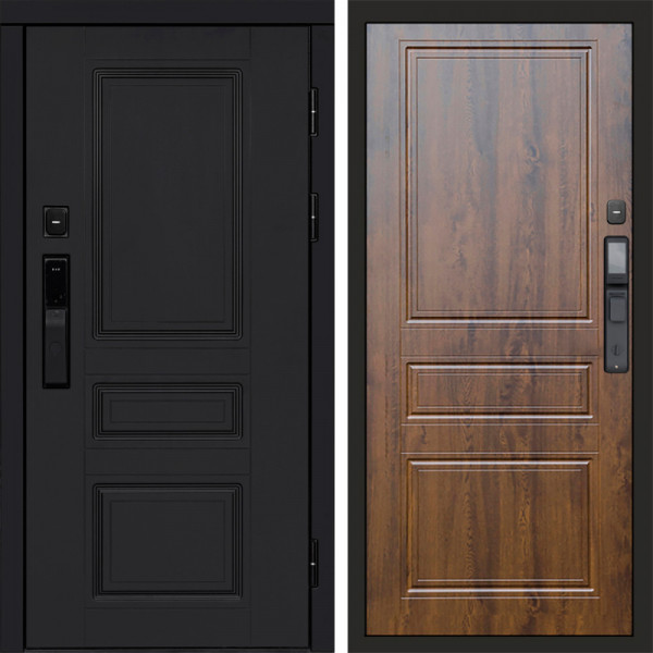 Входная дверь Termo-Door Смарт Орегон Black - Классика дуб