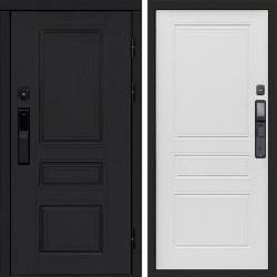 Входная дверь Termo-Door Смарт Орегон Black - Классика лиственница