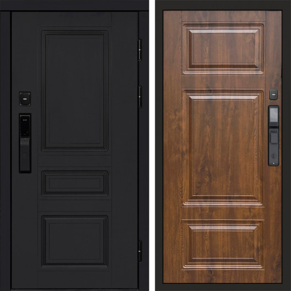 Входная дверь Termo-Door Смарт Орегон Black - Лион Дуб
