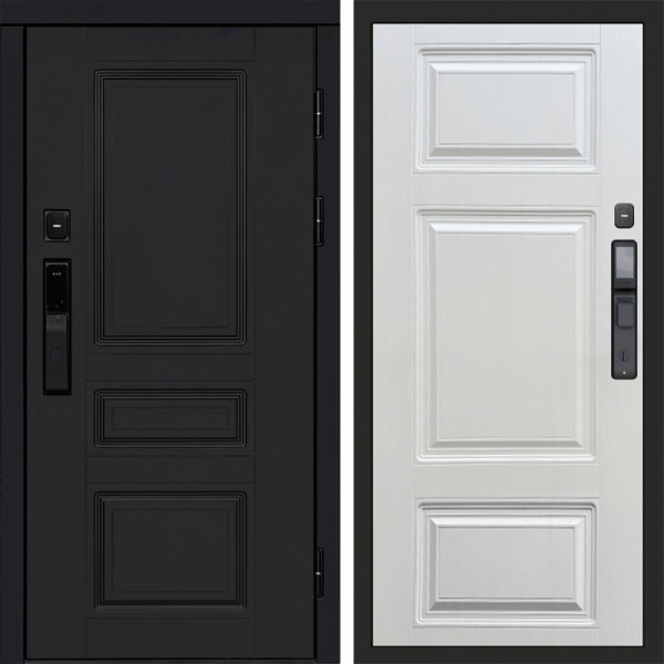 Входная дверь Termo-Door Смарт Орегон Black - Лион Лиственница