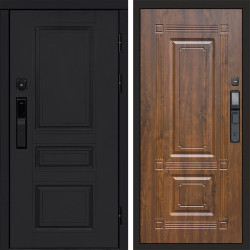 Входная дверь Termo-Door Смарт Орегон Black - Мадрид Дуб