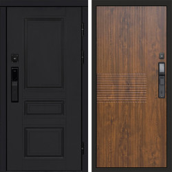 Входная дверь Termo-Door Смарт Орегон Black - Мастино Дуб