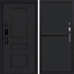 Входная дверь Termo-Door Смарт Орегон Black - Нео Black
