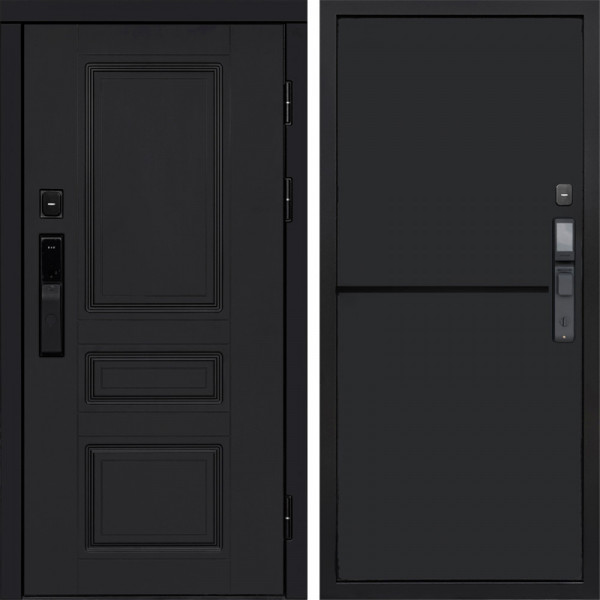 Входная дверь Termo-Door Смарт Орегон Black - Нео Black