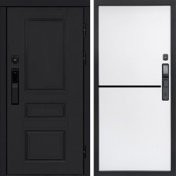 Входная дверь Termo-Door Смарт Орегон Black - Нео White