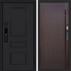 Входная дверь Termo-Door Смарт Орегон Black - Porte Шоколад