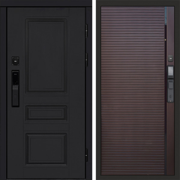 Входная дверь Termo-Door Смарт Орегон Black - Porte Шоколад