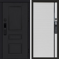 Входная дверь Termo-Door Смарт Орегон Black - Porte white