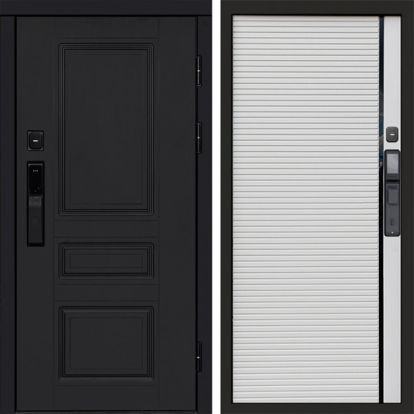 Входная дверь Termo-Door Смарт Орегон Black - Porte white