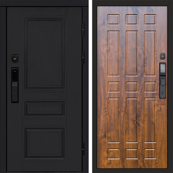 Входная дверь Termo-Door Смарт Орегон Black - Спарта дуб