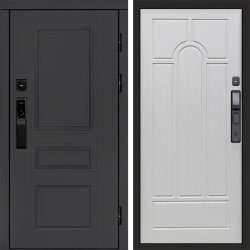 Входная дверь Termo-Door Смарт Орегон Графит - Арка лиственница