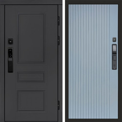 Входная дверь Termo-Door Смарт Орегон Графит - Flat Grey софт