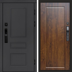 Входная дверь Termo-Door Смарт Орегон Графит - Гранд Дуб