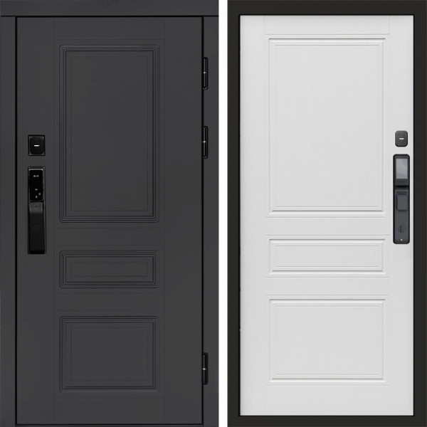 Входная дверь Termo-Door Смарт Орегон Графит - Классика лиственница