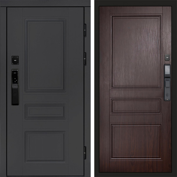 Входная дверь Termo-Door Смарт Орегон Графит - Классика венге