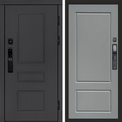 Входная дверь Termo-Door Смарт Орегон Графит - Марсель Grey софт