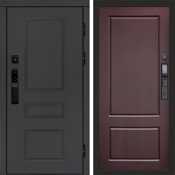 Входная дверь Termo-Door Смарт Орегон Графит - Марсель Шоколад