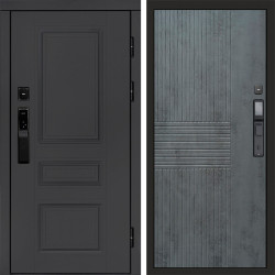 Входная дверь Termo-Door Смарт Орегон Графит - Мастино Бетон темный
