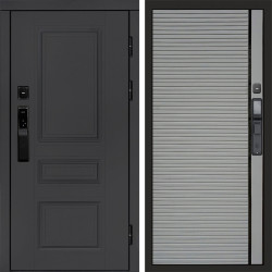 Входная дверь Termo-Door Смарт Орегон Графит - Porte Grey софт