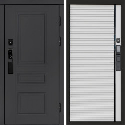 Входная дверь Termo-Door Смарт Орегон Графит - Porte white