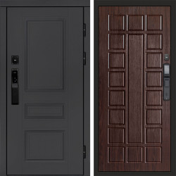 Входная дверь Termo-Door Смарт Орегон Графит - Престиж венге