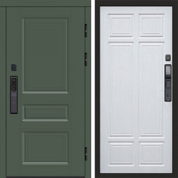 Входная дверь Termo-Door Смарт Орегон Green - Без серии Лиственница премиум