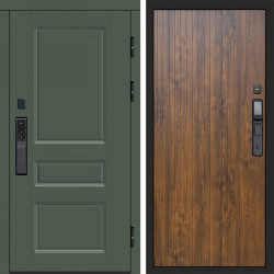 Входная дверь Termo-Door Смарт Орегон Green - Flat Дуб