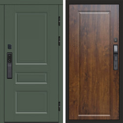 Входная дверь Termo-Door Смарт Орегон Green - Гранд Дуб