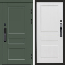 Входная дверь Termo-Door Смарт Орегон Green - Классика белый матовый
