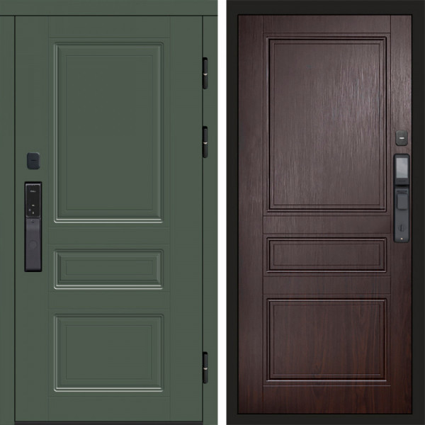 Входная дверь Termo-Door Смарт Орегон Green - Классика венге