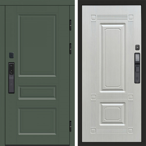 Входная дверь Termo-Door Смарт Орегон Green - Мадрид Лиственница