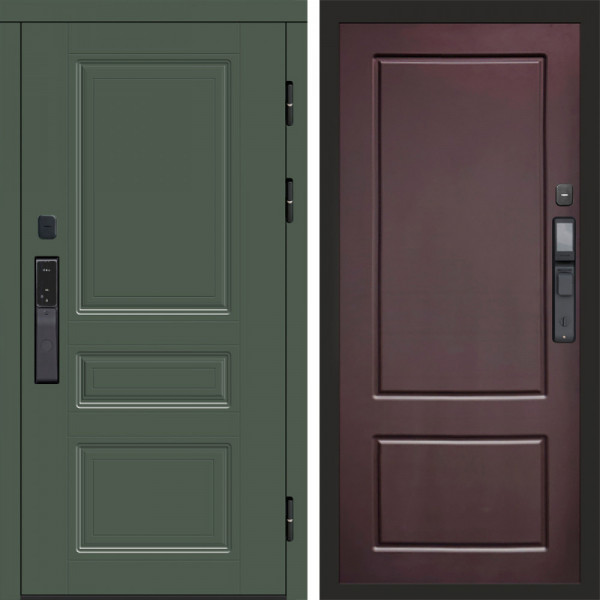 Входная дверь Termo-Door Смарт Орегон Green - Марсель Шоколад