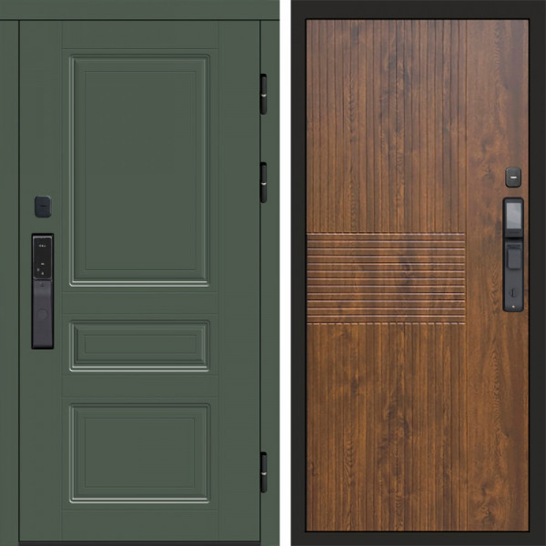 Входная дверь Termo-Door Смарт Орегон Green - Мастино Дуб