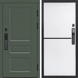 Входная дверь Termo-Door Смарт Орегон Green - Нео White