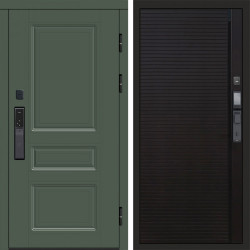 Входная дверь Termo-Door Смарт Орегон Green - Porte black