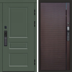 Входная дверь Termo-Door Смарт Орегон Green - Porte Шоколад