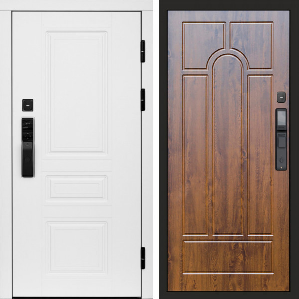 Входная дверь Termo-Door Смарт Орегон White - Арка дуб