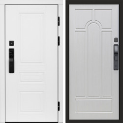 Входная дверь Termo-Door Смарт Орегон White - Арка лиственница