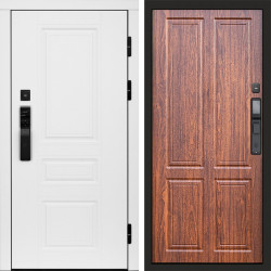 Входная дверь Termo-Door Смарт Орегон White - Без серии Орех стандарт