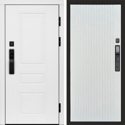 Входная дверь Termo-Door Смарт Орегон White - Flat Белый софт