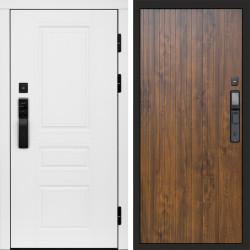 Входная дверь Termo-Door Смарт Орегон White - Flat Дуб