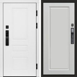 Входная дверь Termo-Door Смарт Орегон White - Гранд Белый софт