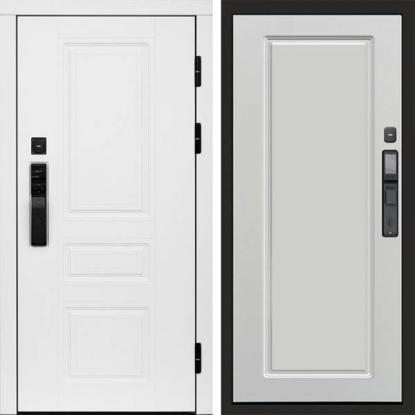 Входная дверь Termo-Door Смарт Орегон White - Гранд Белый софт