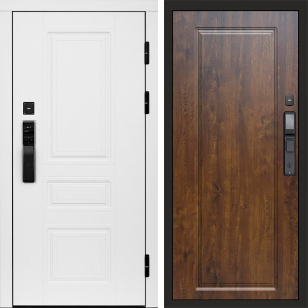 Входная дверь Termo-Door Смарт Орегон White - Гранд Дуб