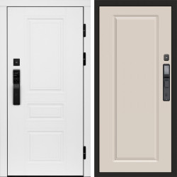 Входная дверь Termo-Door Смарт Орегон White - Гранд Слоновая кость